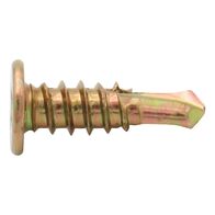 Drilling Screws Low Profile Flat Head | Self-Drilling Tip | Zinc Plated | @Pack of 1000 | by Wurth