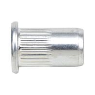 Rivet Nut with Flat Head & Knurled Shank | A2 Stainless Steel | Dome Head Design | @Each by Wurth