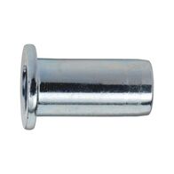 Multi-Purpose Rivet Nut with Flat Head | Zinc-Plated Steel | M6 Thread | @Pack of 10 | by Wurth