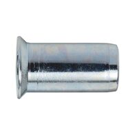 Rivet Nut Multi-Purpose with Countersunk Head | Zinc-Plated Steel | 10 PCS | by Wurth