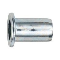 Rivet Nut with Flat Head | Zinc-Plated Steel | Dome Head Design | @Pack of 25 | by Wurth