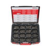 Tapping Screws Countersunk Head Assortment | A2 Stainless Steel | AW Drive System | 1353 Pieces | by Wurth