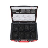 Pias Drilling Screws Pan Head Assortment | 802 Pieces | Flake Zinc Coating | AW Drive Type | by Wurth