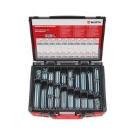 Tension Springs Assortment | 368 Pieces | Zinc Plated & Blue Passivated | DIN 2097 Compliant | by Wurth