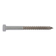 Wood Screw Hexagon Head DIN 571 | A4 Stainless Steel | Corrosion Resistant | 25 PCS | by Wurth