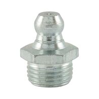 Cone Grease Nipple DIN 71412 | Zinc Plated Steel | Tapered Thread & Hexagonal Shape | @Pack of 10 | by Wurth