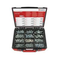 Hexagonal Bolts Fully Threaded Assortment | 685 Pieces | Zinc Plated A2K | ISO 4017/DIN 933 | by Wurth