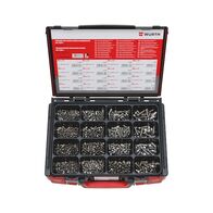 Screw Assortment | Hexagon Socket Half Round Head | A2 Stainless Steel | ISO 7380-1 Compliant | @Pack of 1000 | by Wurth