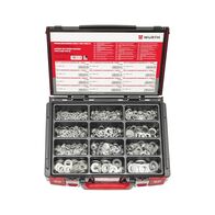 Locking Disc Spring Washers Z & M Assortment | 700 Pieces | GEOMET®321 Coated | by Wurth