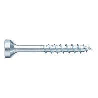 Timber Screw ASSY® 4 WW CSMR 60 | Zinc Plated | Countersunk Milling Head | @Pack of 100 | by Wurth