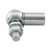Angular Joint Shape CS with Retaining Clip DIN 71802 | Zinc-Plated Steel | Corrosion Resistant | by Wurth
