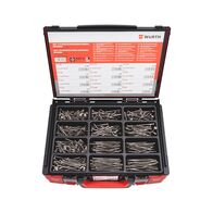 ASSY 4 A2 CS Universal Screw Assortment | A2 Stainless Steel | Partial Thread Countersunk Head | 705 Pieces | by Wurth