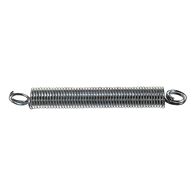 Tension Spring with Double Eyes DIN 2097 | Spring Steel Wire | Zinc-Plated for Corrosion Resistance | @Pack of 5 | by Wurth