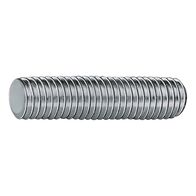 Threaded Rod DIN 976-1 Shape A | M6 Metric Thread | Zinc Plated Steel with Blue Passivation | by Wurth