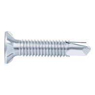Window Construction Screw | Self-Drilling & Countersunk Milling Head | Zinc Plated Steel | @Pack of 4000 | by Wurth