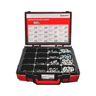 Rivet Nut Assortment | 640 Pieces | Zinc Plated Steel & Aluminium | Multi-Purpose | by Wurth