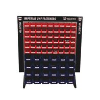 UNF Grade 8 A2K Bolt Rack Package | 2270 Pieces | Corrosion-Resistant A2K Coating | Organized Storage System | by Wurth