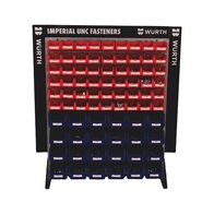 UNC Grade 8 A2K Bolt Rack Package | 2350 Pieces | Corrosion-Resistant A2K Coating | Organized Fastener System | by Wurth