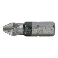 C 6.3 PZ2 Bit (1/4 inch) for POZIDRIV Screws | Optimal Power Transmission | Durable Material | by Wurth