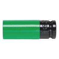 1/2 Inch Impact Socket Wrench Insert | Forged Steel Design | Hexagon Powerdriv Geometry | Burnished Finish | by Wurth
