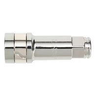 Pass Through Socket Wrench Extension | 19mm Hexagon Tip | Chrome Plated | Through-Hole Geometry | by Wurth