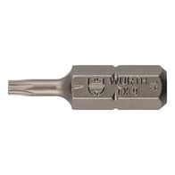 C 6.3 TX9 Bit with Borehole | Robust Steel Construction | 1/4 Inch Hex Drive | by Wurth