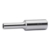 1/4 Socket Wrench Insert Metric | Long Design | Chrome-Plated | 12mm Width | by Wurth