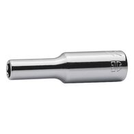 3/8 Inch Socket Wrench Insert | Long Design | Chrome-Plated Steel | 13mm Width | by Wurth