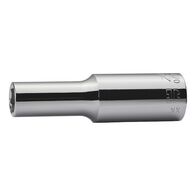 1/2 Inch Socket Wrench Insert Metric | Chrome-Plated | POWERDRIV® Technology | Hexagon Design | by Wurth