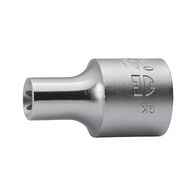 1/2 Inch Socket Wrench Insert TX Head E14 | Chrome-Plated | Ball Catch Groove | by Wurth