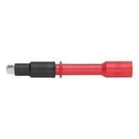 VDE 3/8 Inch Extension | Insulated for Live Parts | Chrome-Vanadium Steel | Quick-Change Chuck | by Wurth
