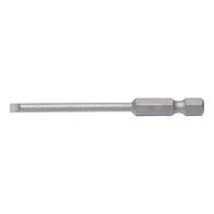 E 6.3 Slotted Bit | 73 mm Long | Robust Material | 1/4 Inch Hex Drive | by Wurth