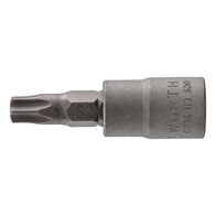 1/4-inch Socket Wrench Insert for TX Screws | TX6 Tip Size | Chrome-Vanadium Steel | Zinc Phosphated | by Wurth