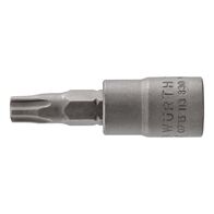1/4 Inch Socket TX IPR | Internal Square Drive | Chrome-Vanadium Steel | Zinc Phosphated Finish | by Wurth