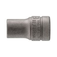 1/4 Inch Socket TX Plus E5 | Internal Square Drive | Chrome-Vanadium Steel | Zinc Phosphated | by Wurth