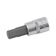 3/8 Inch Socket Wrench | Chrome-Plated Steel | Knurled Design | Long Series for Extra Reach | by Wurth
