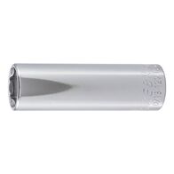 3/8 Inch Socket Wrench | Long Design | Chrome Plated | Durable Steel | by Wurth