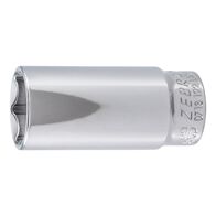 3/8 Inch Socket Wrench | Long Design | Chrome Plated | Durable Steel | by Wurth