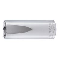 1/2 Inch Socket Wrench | Hex Drive with Ball-Securing Groove | Chrome Plated | by Wurth
