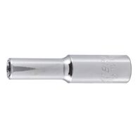 1/4 Inch Socket Wrench | Long Design | Chrome Plated | Durable Steel | by Wurth