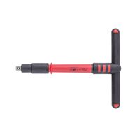 VDE 3/8 Inch T Handle Insulated Socket Wrench | Chrome-Vanadium Steel | Quick-Change Chuck | by Wurth