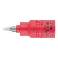 VDE 3/8 inch TX Socket Wrench | Insulated for Live Parts | Chrome-Vanadium Steel | by Wurth