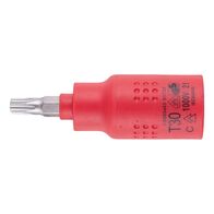 VDE 3/8 inch TX Socket Wrench | Insulated for Live Parts | TX30 Tip Size | Chrome-Vanadium Steel | @1 PCS | by Wurth