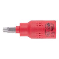 VDE 3/8 inch TX Socket Wrench | Insulated for Live Parts | Chrome-Vanadium Steel | @PCS by Wurth