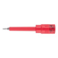 VDE 3/8 inch TX Socket Wrench | Insulated for Live Parts | Chrome-Vanadium Steel | by Wurth