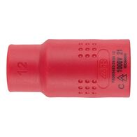 VDE 1/2 Inch Insulated Socket Wrench | Safe for Live Electrical Work | Chrome-Vanadium Steel | Compact Design | @PCS by Wurth