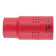 VDE 1/2 Inch Insulated Socket Wrench | Safe for Live Electrical Work | Chrome-Vanadium Steel | Compact Design | @PCS by Wurth