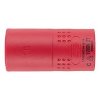 VDE 1/2 Inch Insulated Socket Wrench | Safe for 1,000V AC | Chrome-Vanadium Steel | Compact Design | @PCS by Wurth