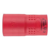 VDE 1/2 Inch Insulated Socket Wrench | Safe for 1,000V AC | Chrome-Vanadium Steel | Short Design | @PCS by Wurth