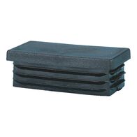 Plastic End Cap for Rectangular Pipes | LDPE Material | Splash-Proof Design | Jet Black | @Pack of 50 | by Wurth